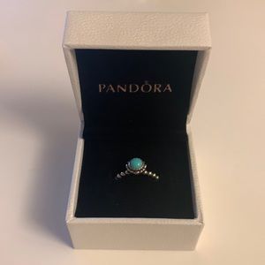 Pandora December Birthstone Ring